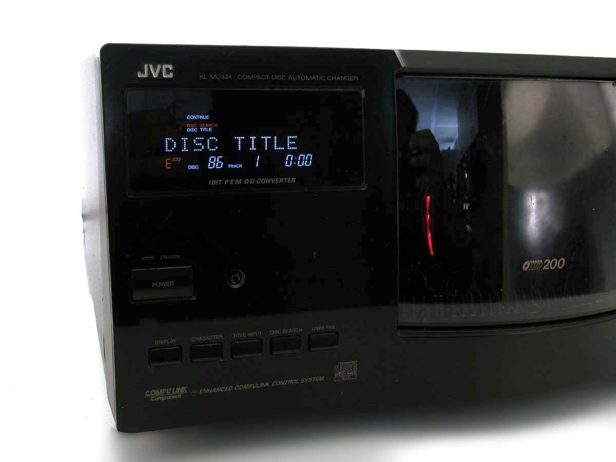 Vintage JVC XL MC334BK 200 Disc CD Changer Player Jukebox—Tested