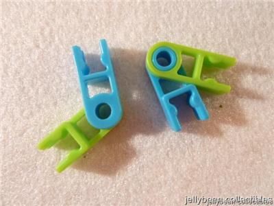 nex ~ 2 Way Hinge Connectors GREEN / BLUE ~   REPLACEMENT PARTS