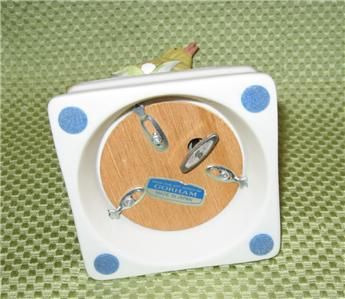 Gorham Bird Music Box in Porcelain Bisque GUC