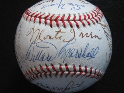 1954 New York Giants World Series Champs All Time Greats Signed