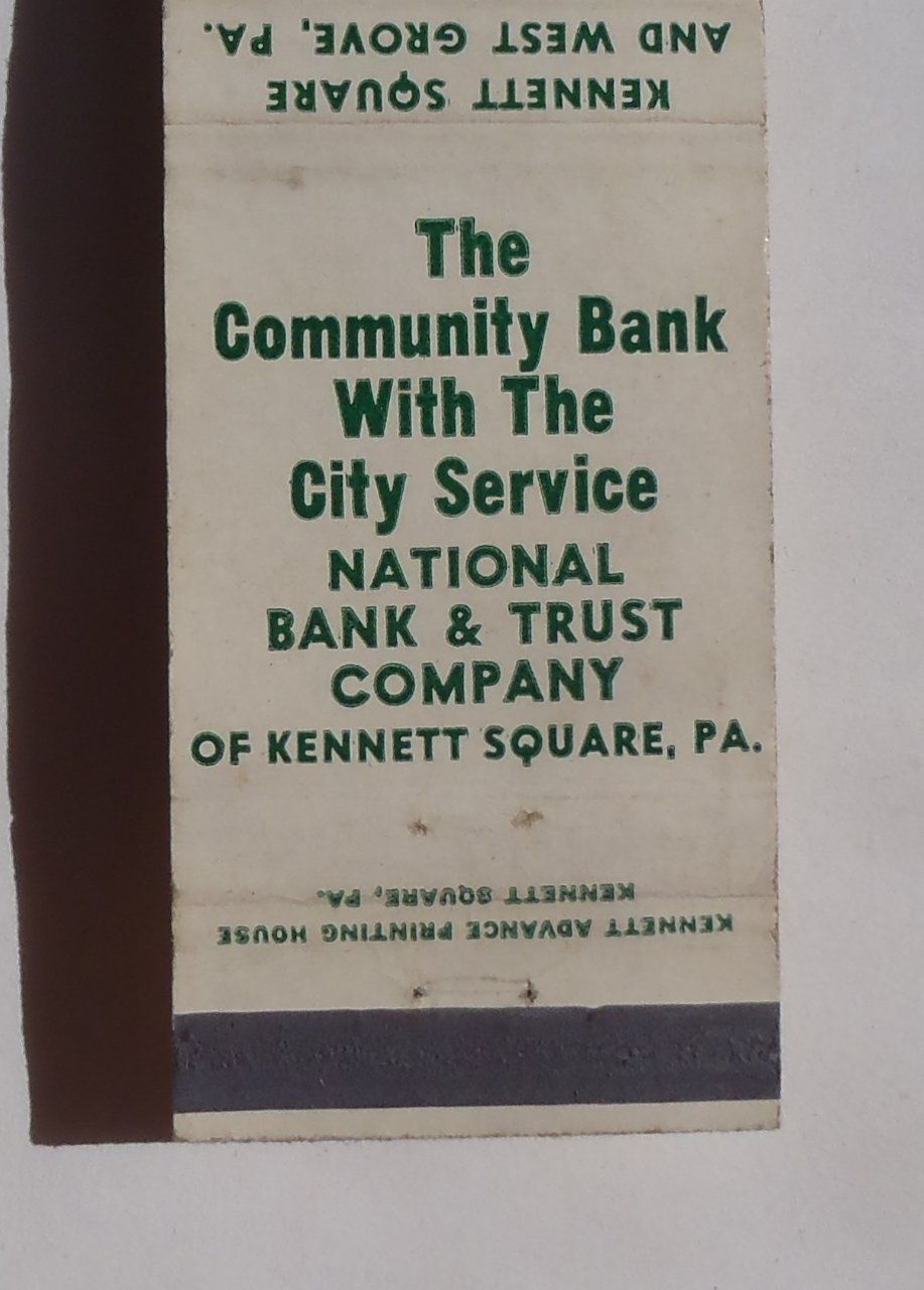 National Bank Trust Company of Kennett Square PA Chester Co