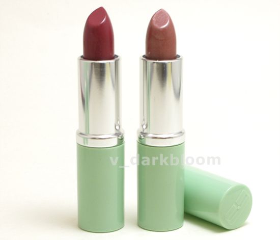 Clinique 2pc Set Lipstick Bamboo Pink Different Grape