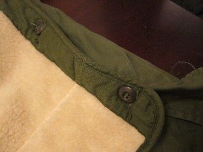 Vtg Kings Point Mens Military Extreme Cold Weather Parka M195 Sherpa