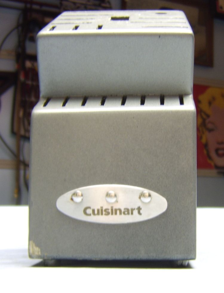 Genuine Cuisinart Kitchen Knife Block for Large Knife Set Sharpener