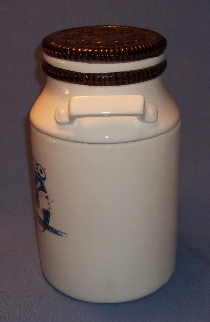 Milk Jug Cookie Jar Marked Houston Harvest Kraft Foods Unique