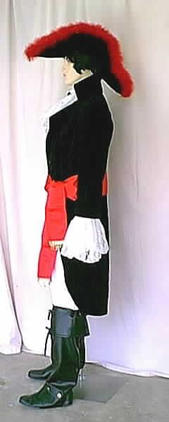 Jean Lafitte Pirate Costume Gentleman Pirate of New Orleans 1812 Style