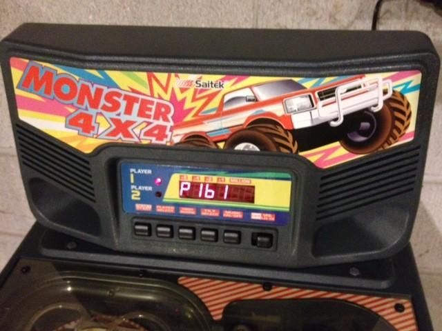 Saitek Monster Truck 4x4 45 Pinball Machine Model 905 New in The Box