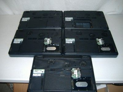 Lot of 5 HP Compaq NX9600 Laptops