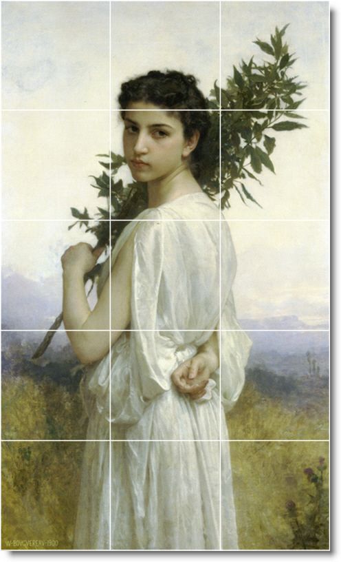 Branche De Laurier by William Bouguereau