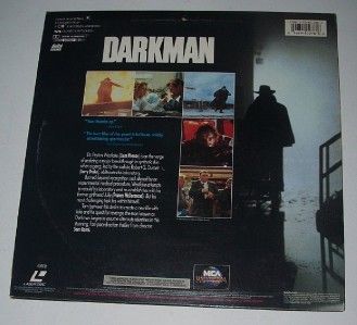 Laser Disc Darkman Lee Neeson Larry Drake Action