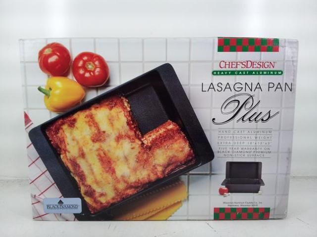 Chefs Design 12 by 10 inch Lasagna Pan $63 Value