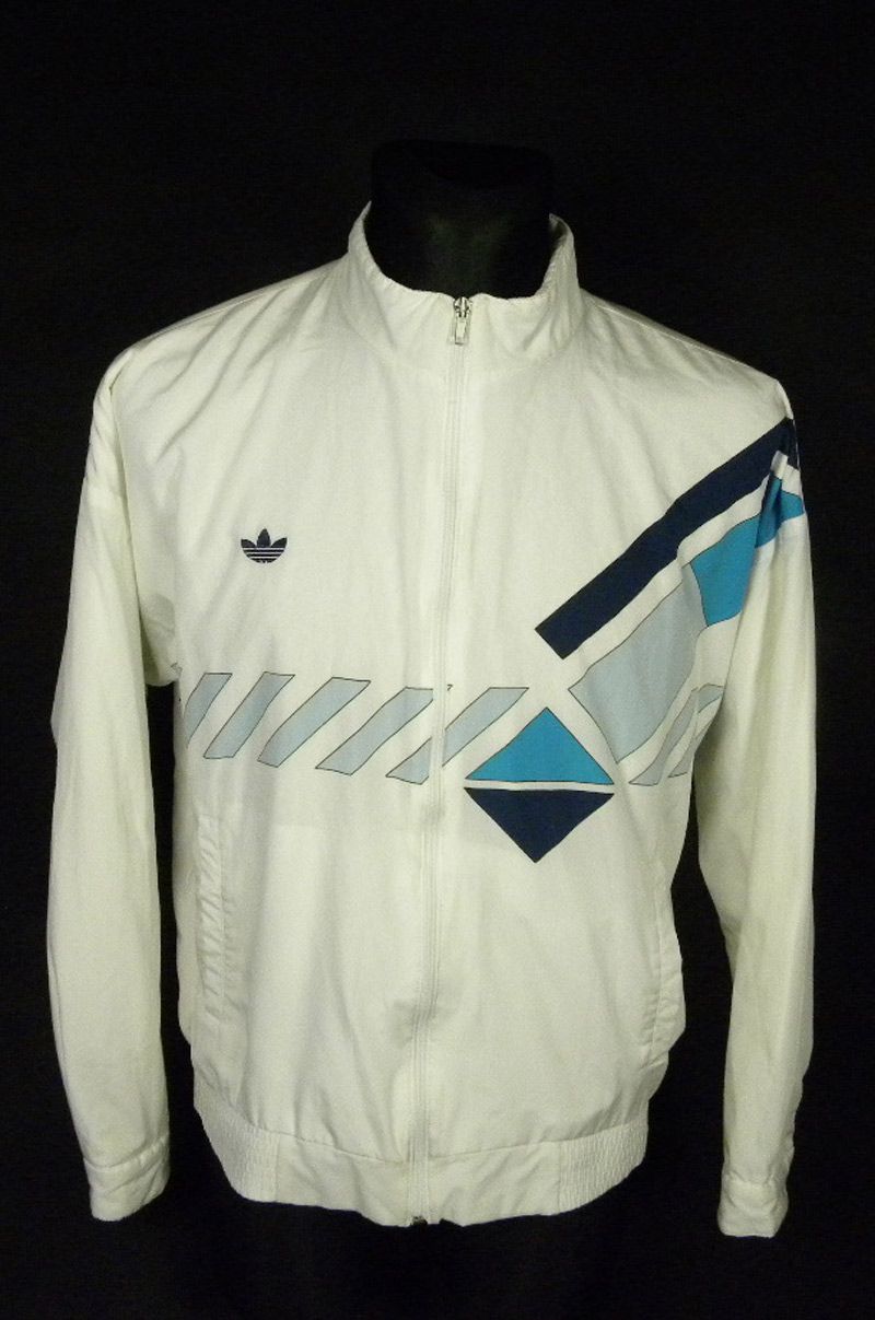 Adidas Lendl Track Hooded Sweatshirt Vintage w Germany Size 42