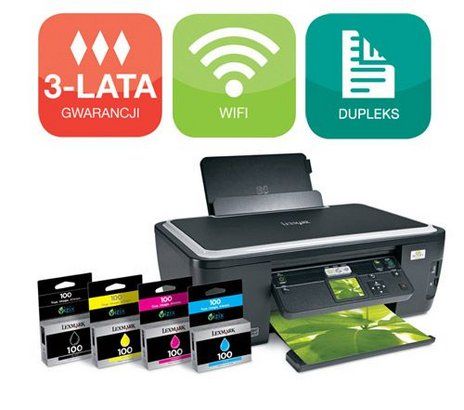 New Lexmark S505 All in One Printer Wireless Ink Duplex