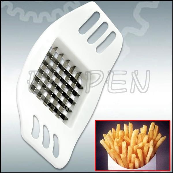 Potato Chip Vegetable Fries Cutter Slicer Chopper Cut Hand Chipper