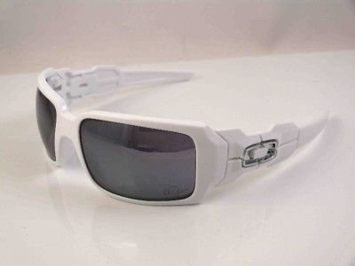 Oakley Oil Drum Lil Jon White Fr Black Iridium Lens New