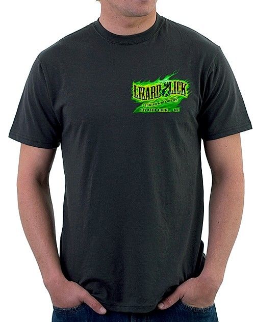 Lizard Lick Towing Tow Truck Charcoal T Shirt