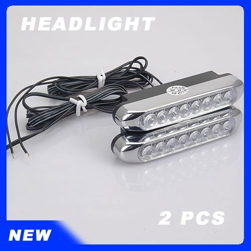 Youre bidding 8 LED Day Driving BLUE Beam Car Spot Fog Lamps Lights