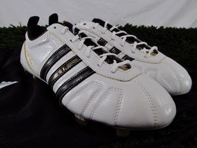 Adipure IV 4 SL FG Super Light US 8 Soccer Boot Shoe Cleats WHITE