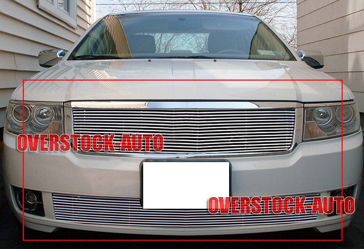 Chrome Billet Grille Upper Lower 2007 2008 Lincoln MKZ