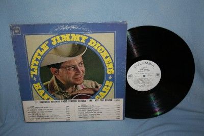 Little Jimmy Dickens Handle with Care LP Record DJ Promo Columbia 2288