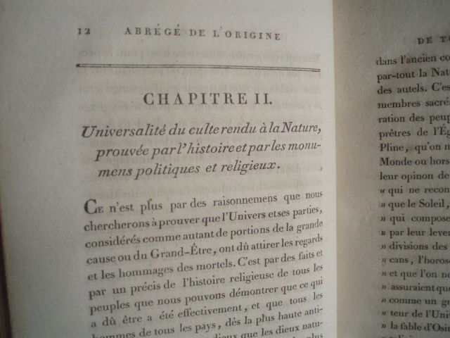 1820 Dupuis Origine de Tous Les Cultes French Français