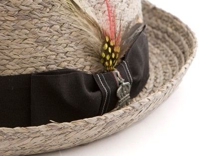 Christys Crown Lorimer Raffia Straw Pork Pie Hat 3802