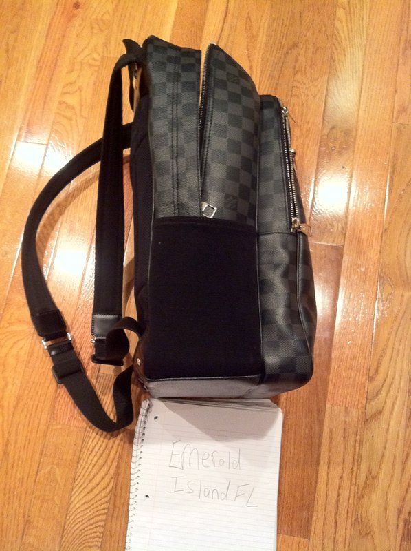 Authentic Louis Vuitton Michael Damier Graphite Backpack