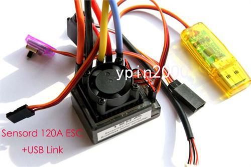 .The sensored one can be compatible with the brushless motors of LRP