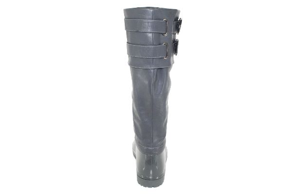 Lottie I Buckle Zipper Rubber Rainboot