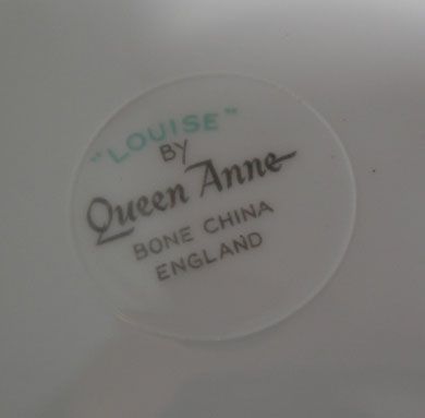 Queen Ann Louise Floral Bread Plate