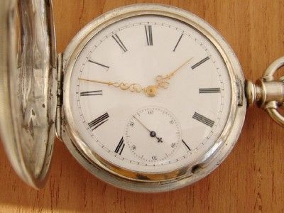 RARE George Favre Jacot 1776 Hunter Pocket Watch