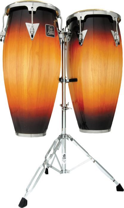 lp lpa646 aspire conga set with double stand vintage sunburst item