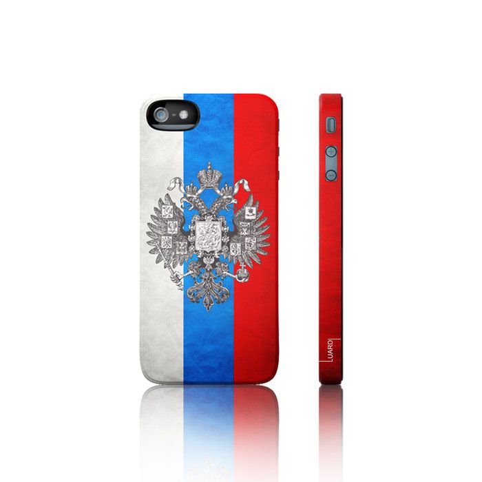 Snap on Decorative Back Cover for iPhone 5 Russia from Brookstone
