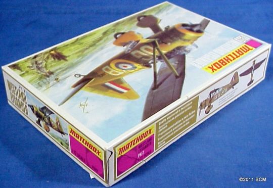 Westland Lysander Matchbox Model Kit 1 72 1972
