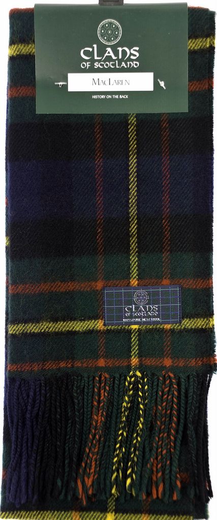 GL Attractions Family Clan Scarves Selection MacDonald to Macmillan