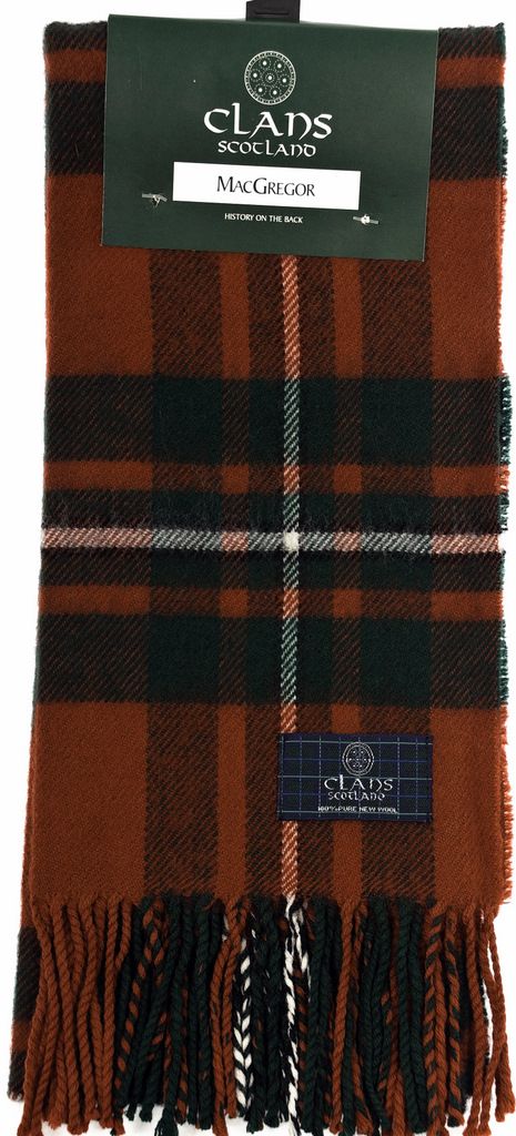 GL Attractions Family Clan Scarves Selection MacDonald to Macmillan