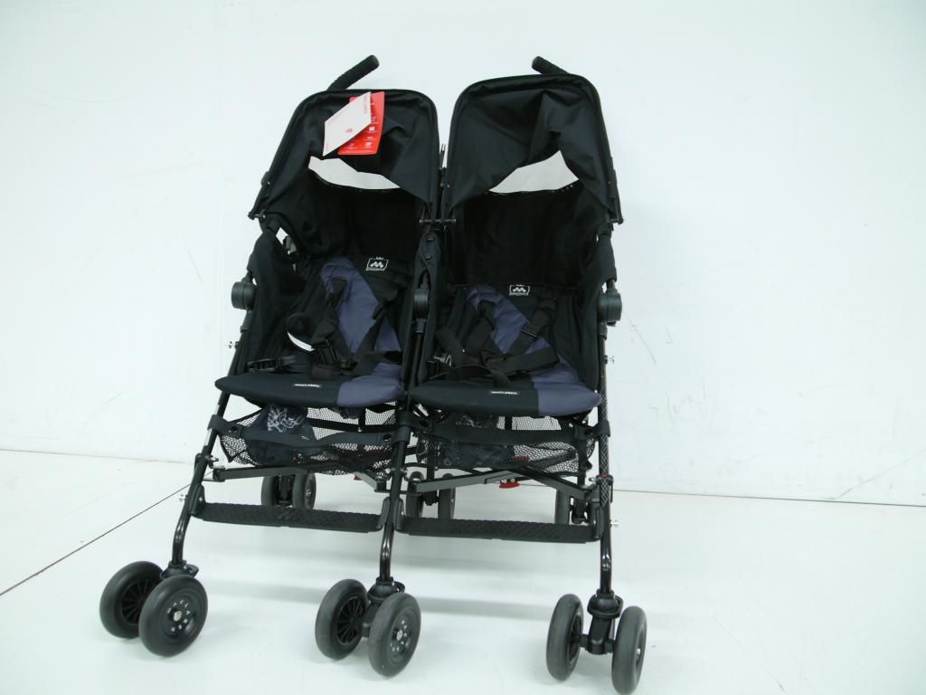 Maclaren WDN12012 Twin Triumph Stroller Black Charcoal