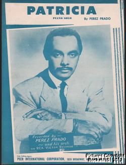 1958 Perez Prado Latin Mambo Sheet Music Patricia