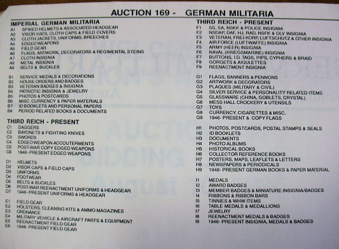 German Militaria Auction Catalog Manion Third Reich Nazi Helmets