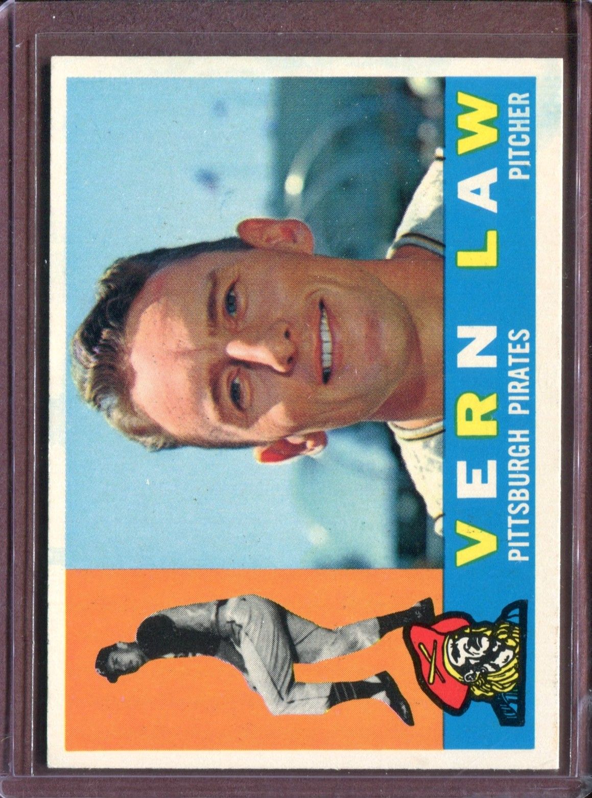 1960 Topps 453 Vern Law EX MT D19363