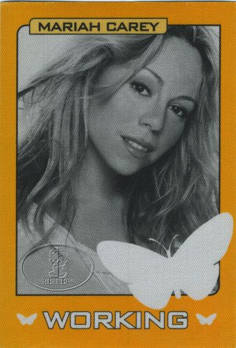 Mariah Carey 2003 Charmbracelet Tour Backstage Pass