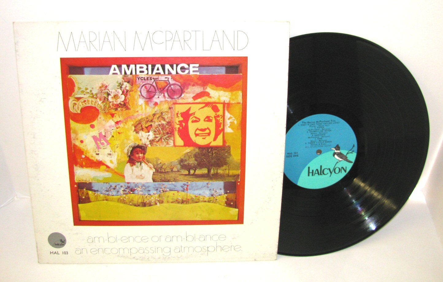 Signed Marian McPartland Ambiance LP Halcyon 1970