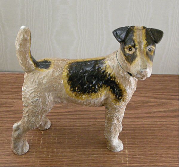 Jack Russell Terrier Dog Door Stop Doorstop Cast Iron