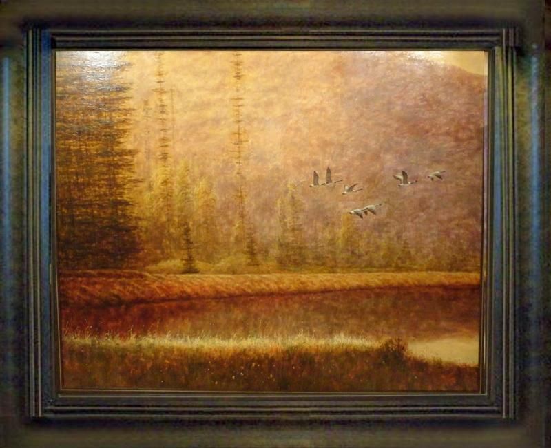 Marsh Landscape Original 64x 76 Huge Liquidation Sale