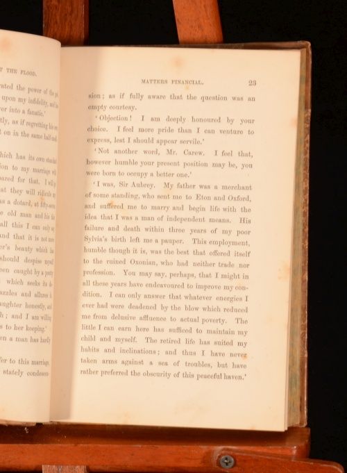 1874 3 Vol Taken at The Flood A Novel Mary Elizabeth Braddon