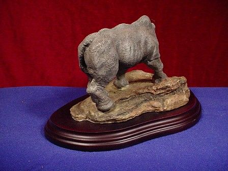 Dylan Scott Pierce ~ Rhinoceros ~ Statue ~ Figurine ~ 