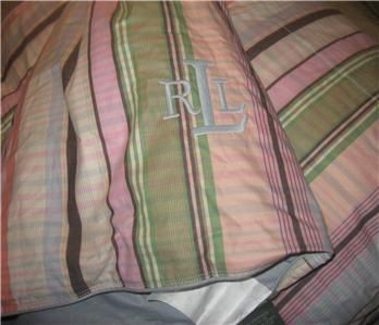 Ralph Lauren MARTHAS VINEYARD PLAID Down Alternative Full/ Queen