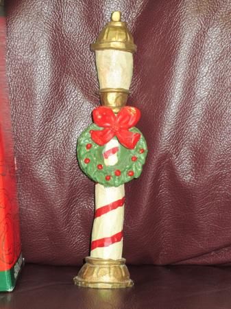 LAMP POST IN BOX RARE RETIRED KURT S ADLER CHRISTMAS VILLAGE ACCESSORY