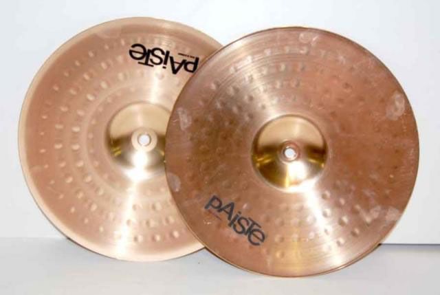 Paiste PST 13 Medium Hi Hats Cymbals Great Condition