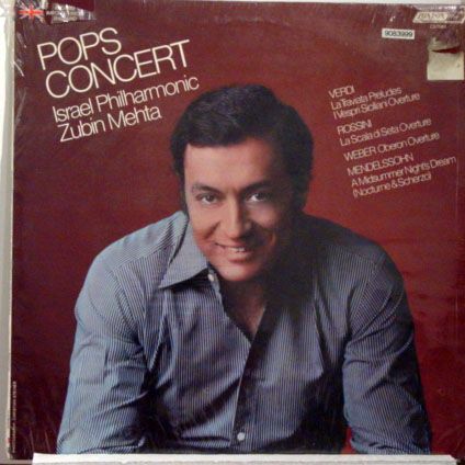 Zubin Mehta Pops Concert LP SEALED CS 7065 Vinyl Record